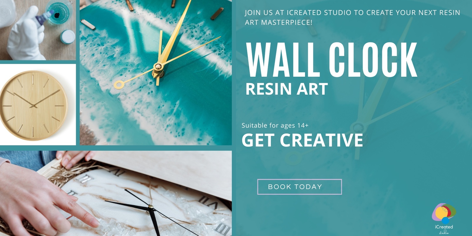 Banner image for Resin Art Workshop - Wall Clock