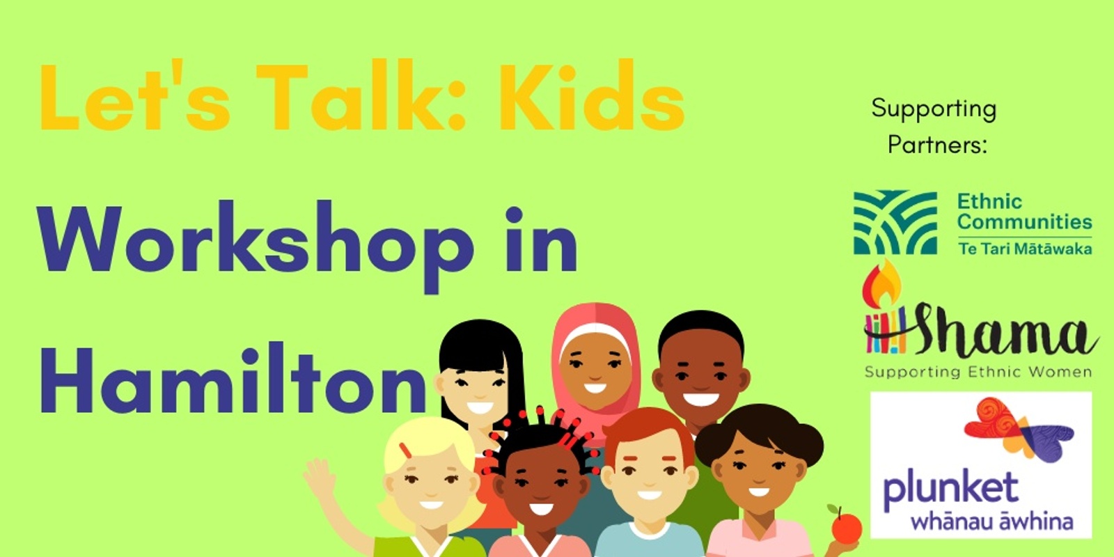 Banner image for  Let's talk, Kids Workshop in Hamilton 2024