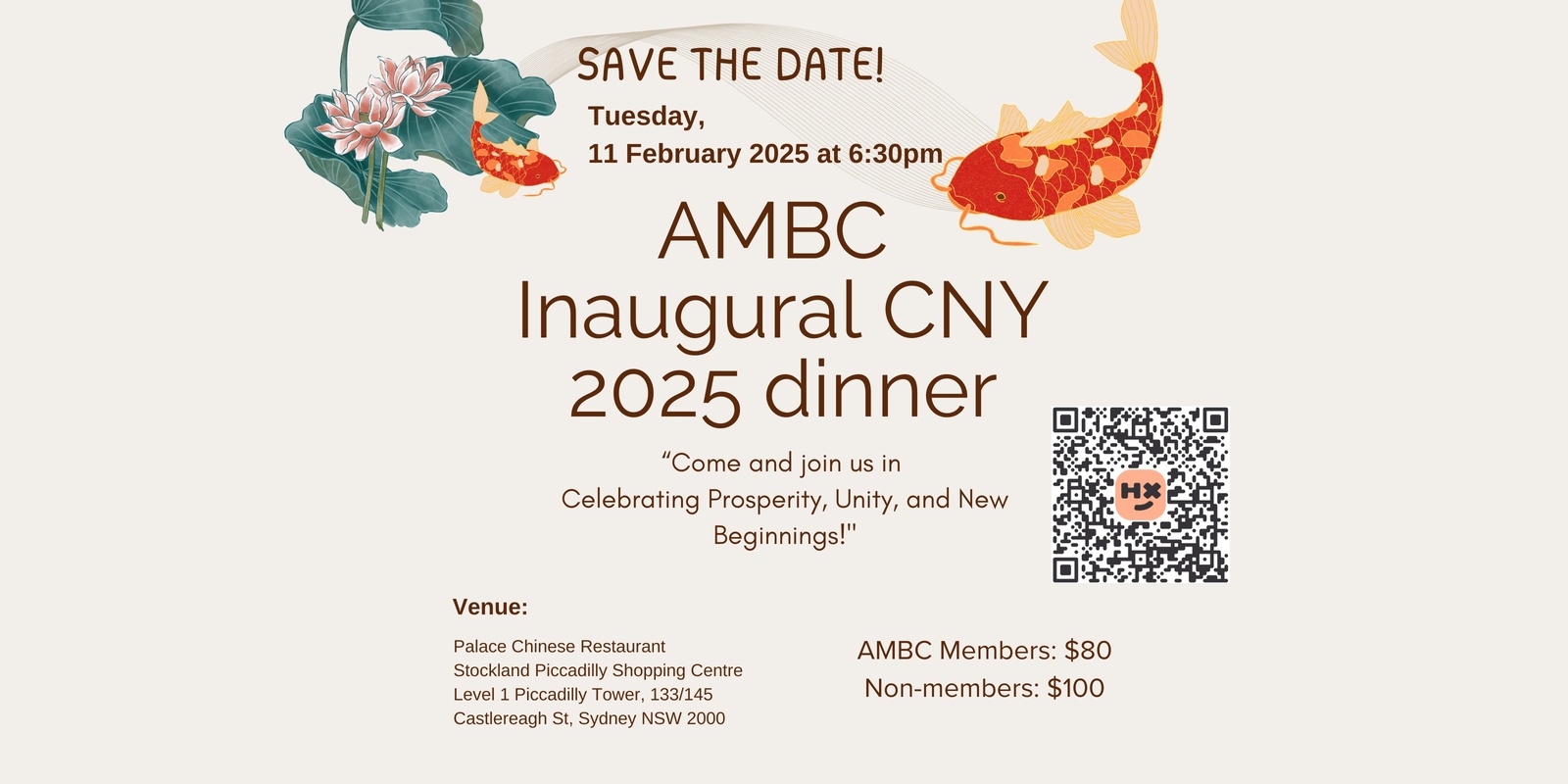 Banner image for AMBC Inaugural CNY 2025 dinner