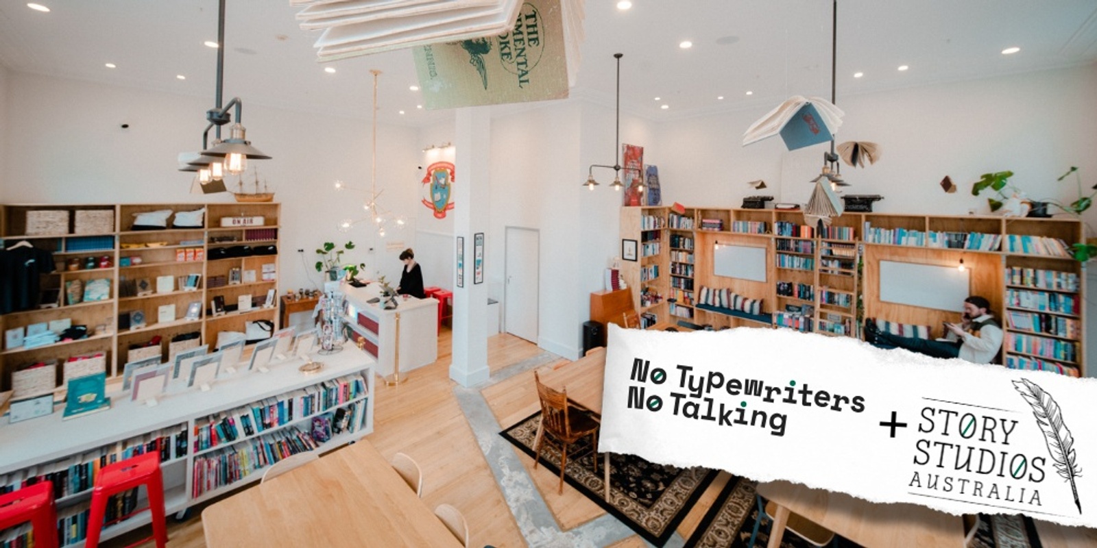 Banner image for No Typewriters / No Talking @ Story Studios January 2025