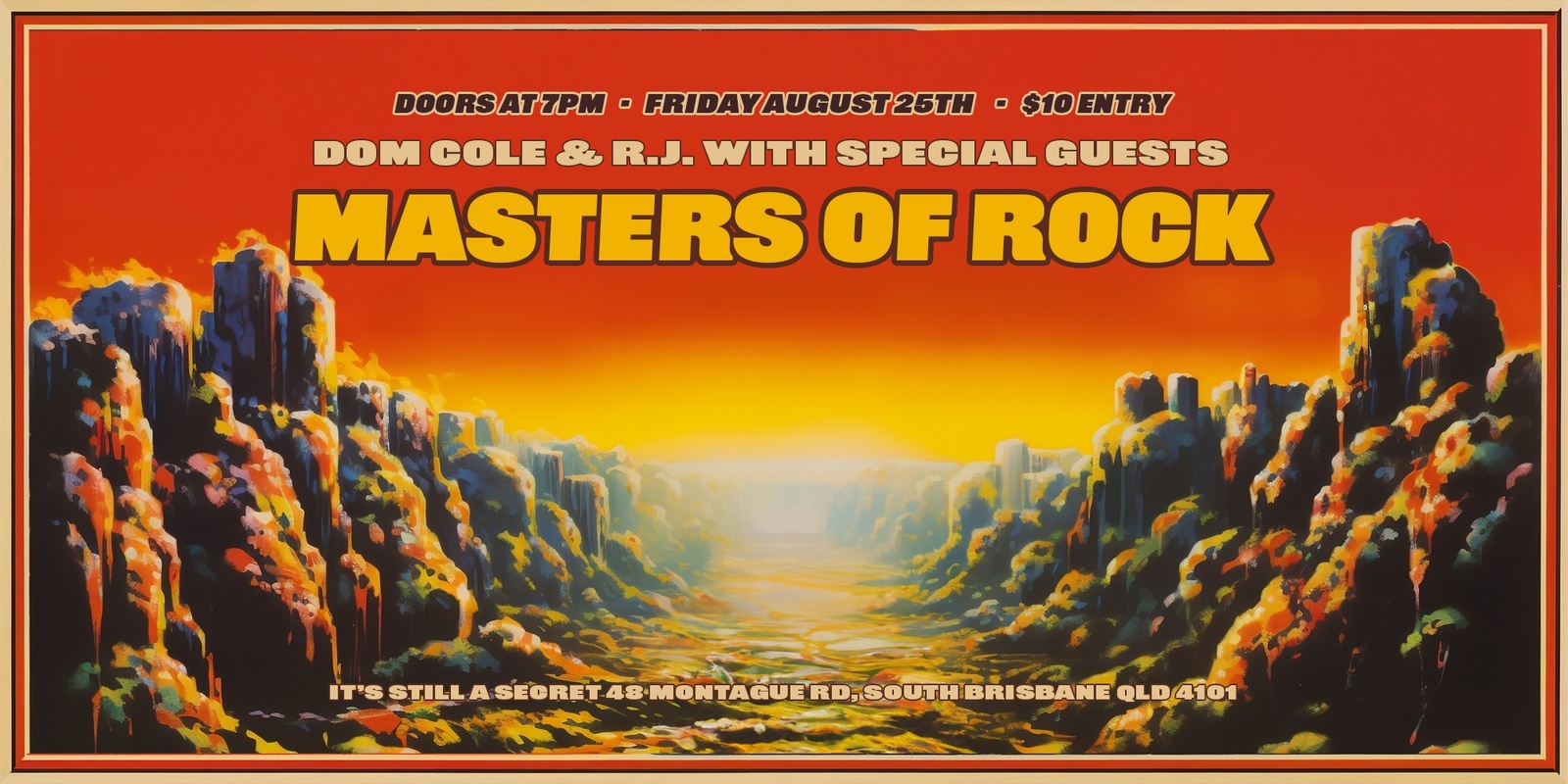 Banner image for Masters of Rock n Roll - Dom Cole & R.J. with Special Guests