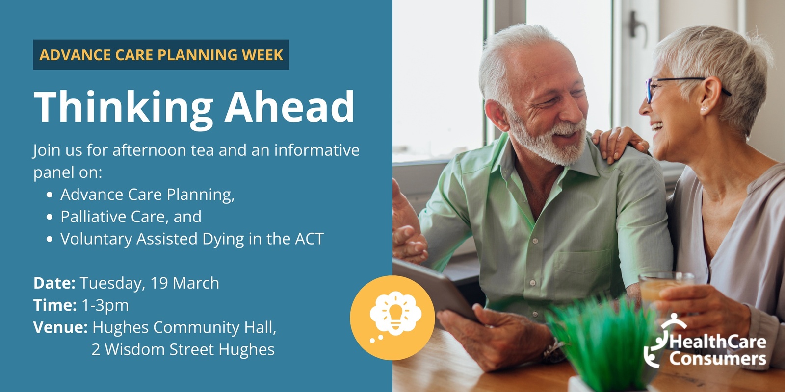 Banner image for Thinking Ahead: Advance Care Planning Week 2024