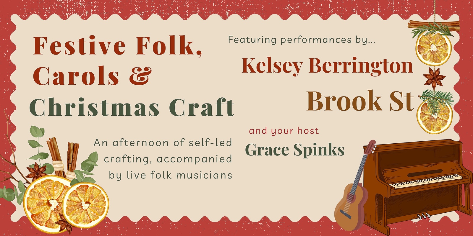 Banner image for Festive Folk, Carols, & Christmas Craft