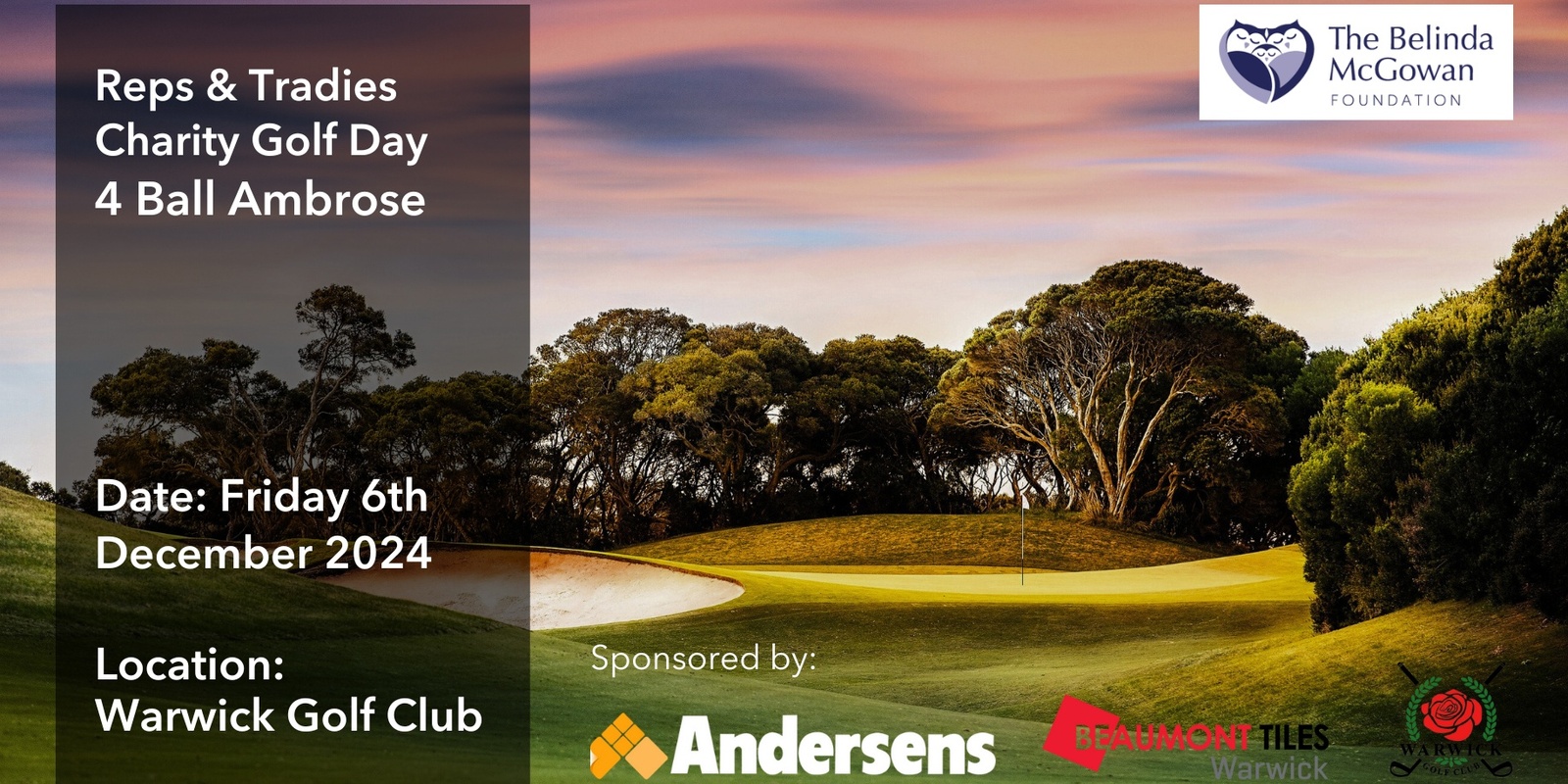 Banner image for Andersens & Beaumont Tiles Warwick Reps & Tradies Golf Day