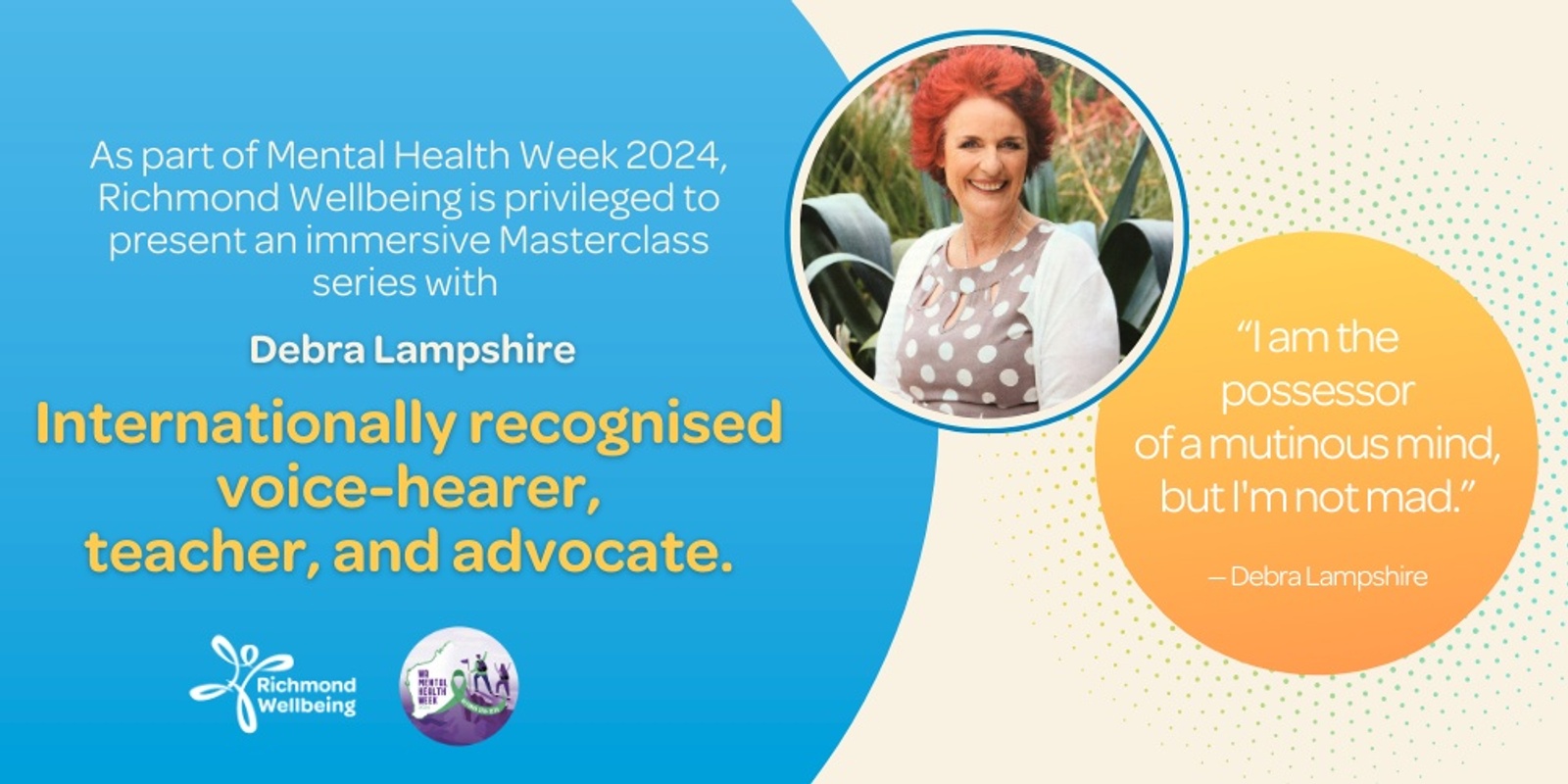 Banner image for Working with People Who Experience Hearing Voices Masterclass