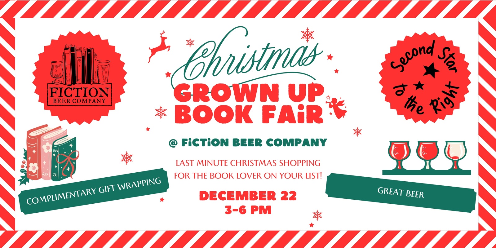 Banner image for Grown Up Book Fair at Fiction Beer Company