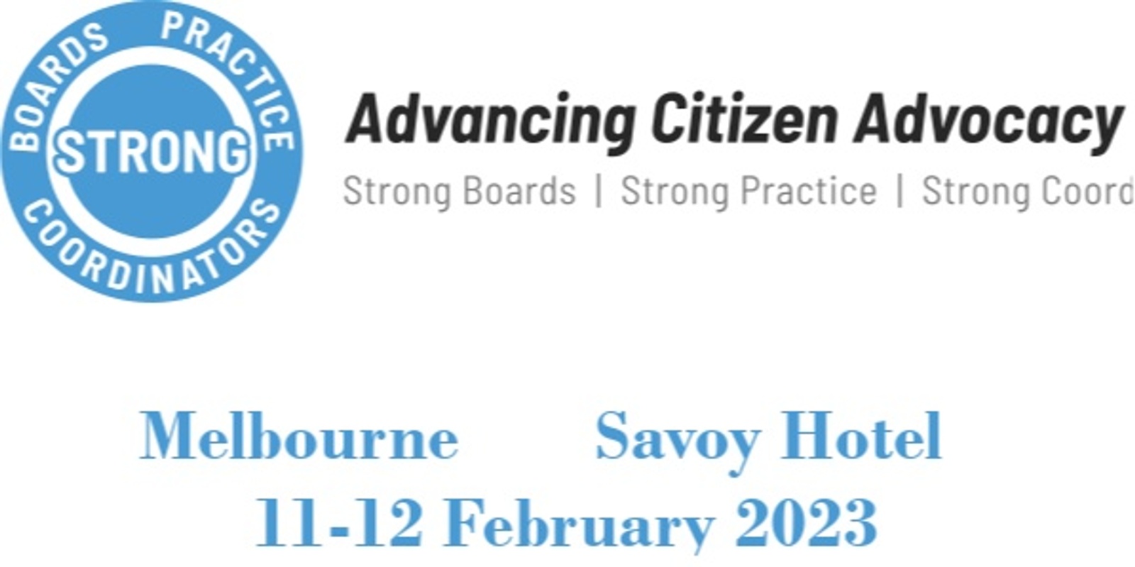 Banner image for Advancing Citizen Advocacy Conference
