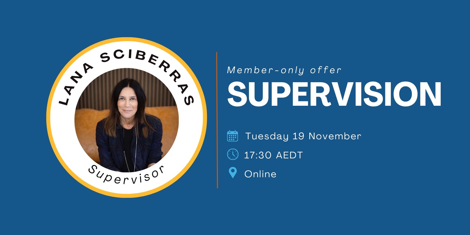 Banner image for Peer Supervision: Lana Sciberras