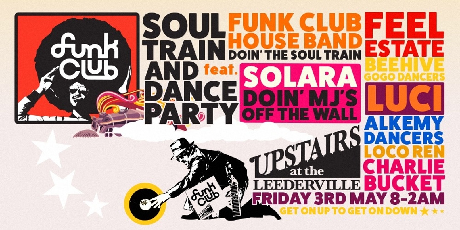 Banner image for Funk Club - Soul Train and Dance Party