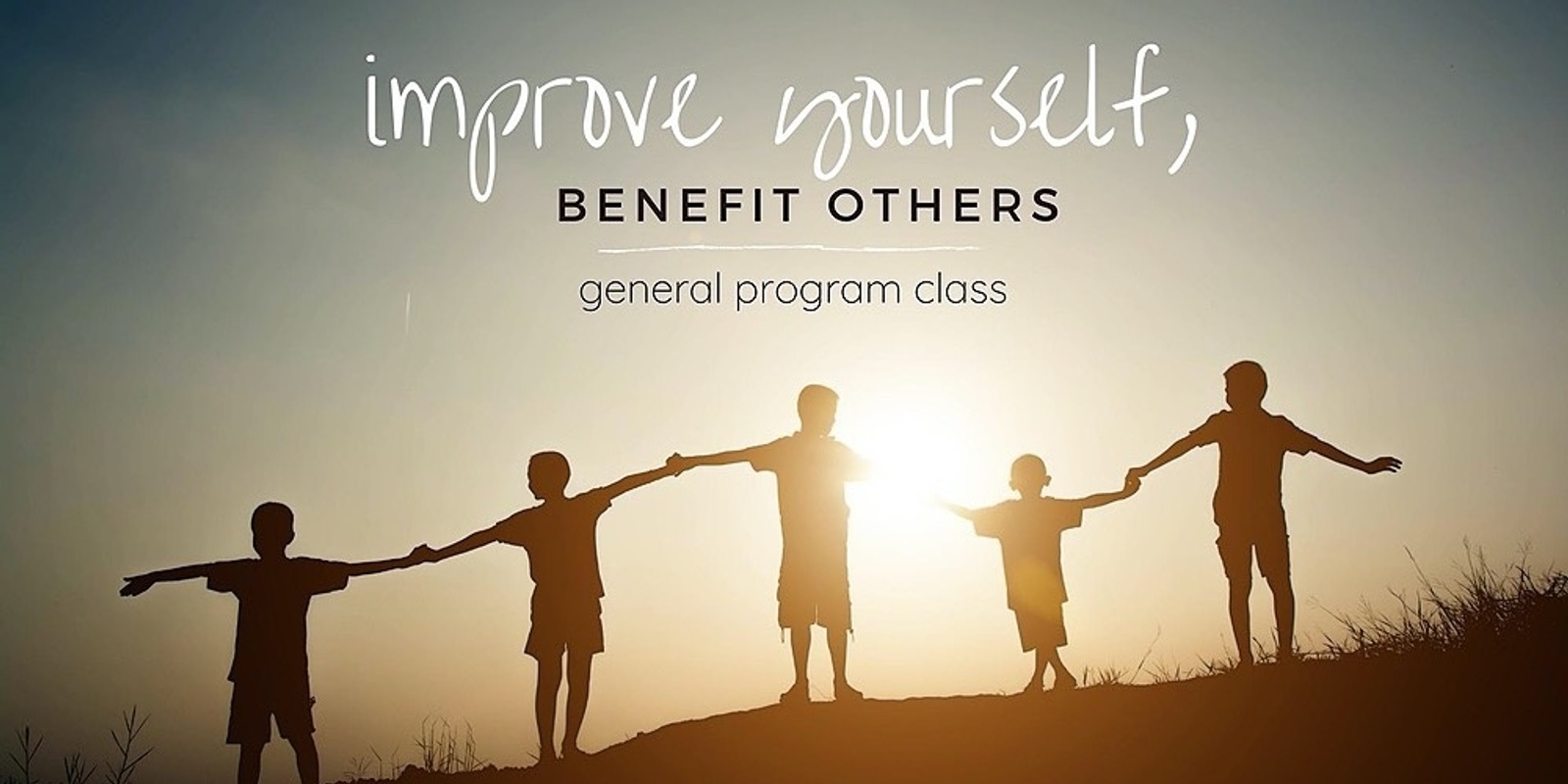 Banner image for Online - Improve Yourself Benefit Others - Week of Wed 12 Jan