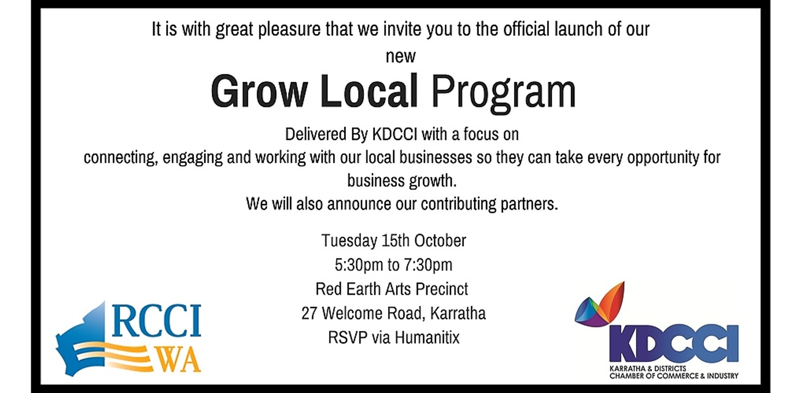 Banner image for Grow Local Program Launch