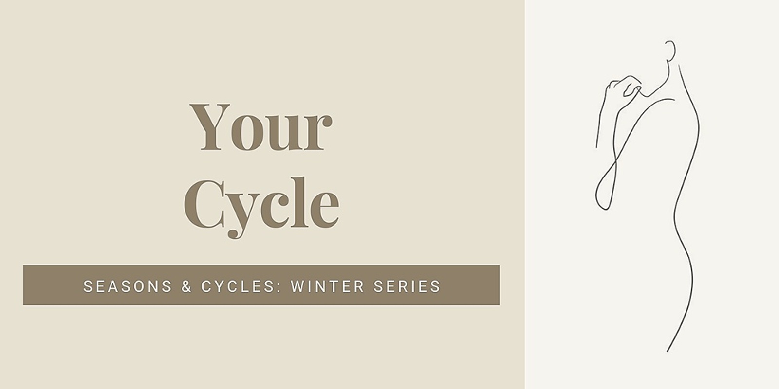 Banner image for Your Cycle with Katrina Schilling and Tash Ryan