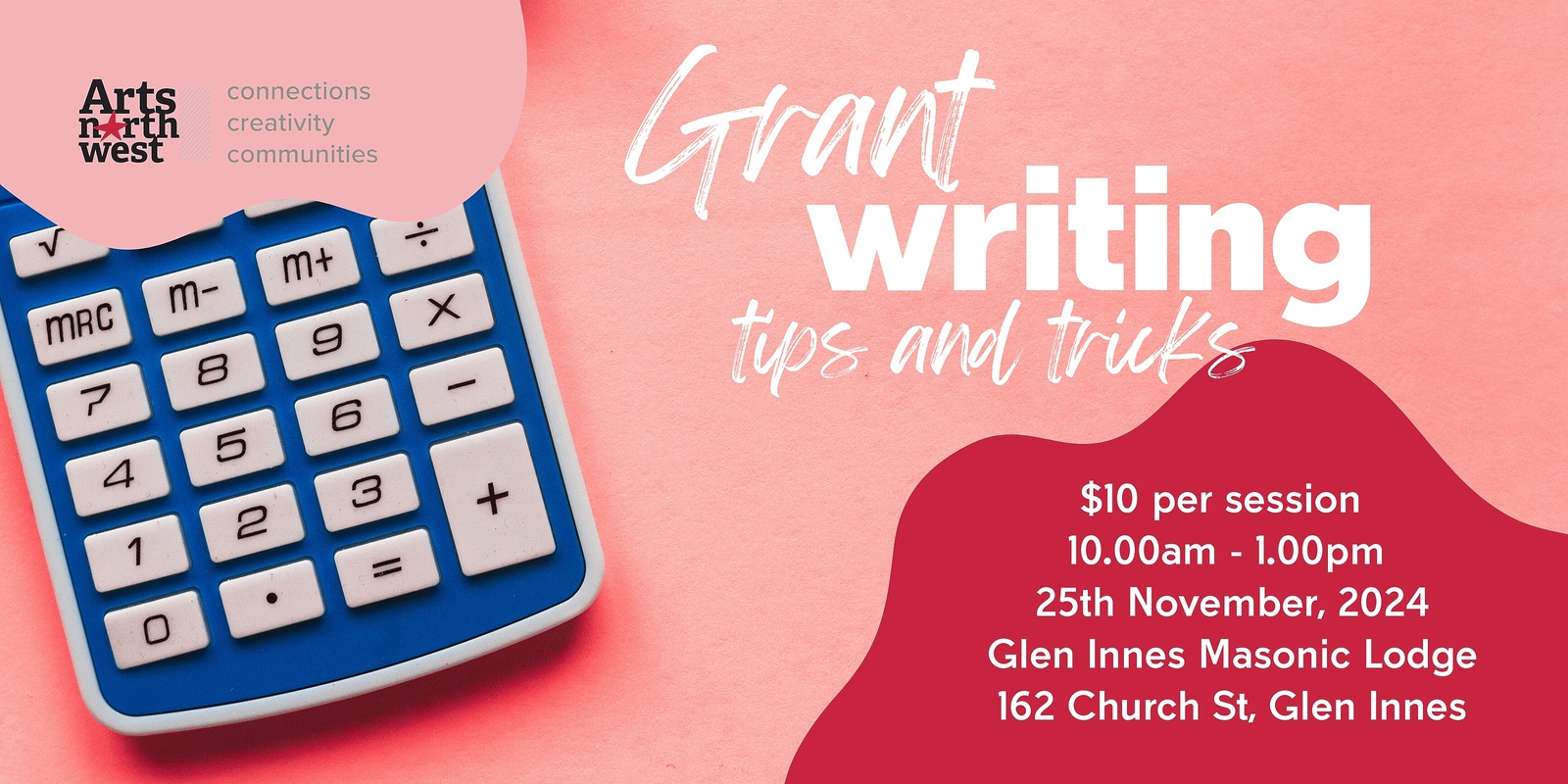 Banner image for Professional and Creative Development workshops: Grant Writing - Glen Innes