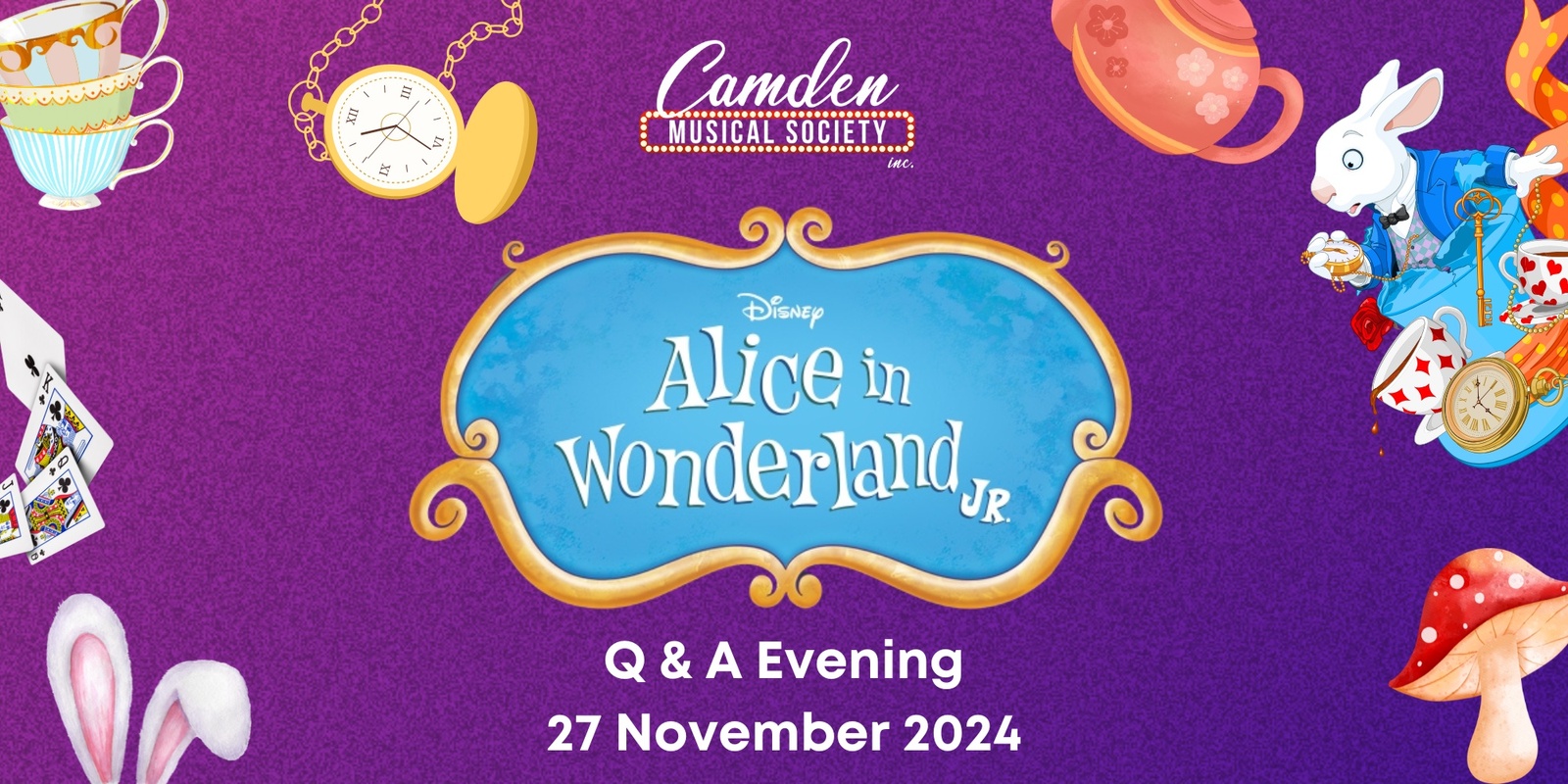 Banner image for Alice in Wonderland Jr. Q & A Evening