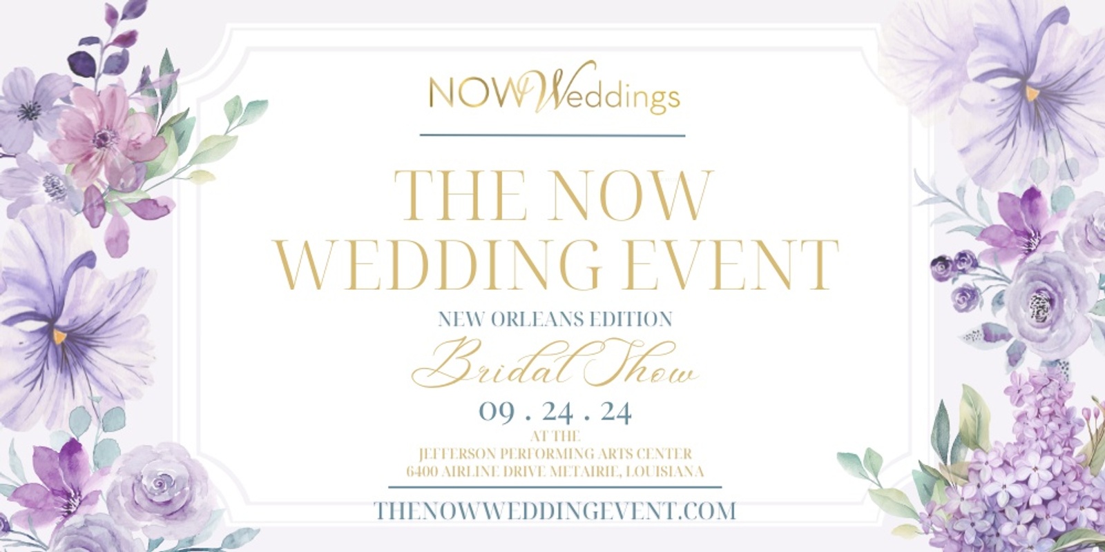 Banner image for The NOW Wedding Event - New Orleans Fall 2024