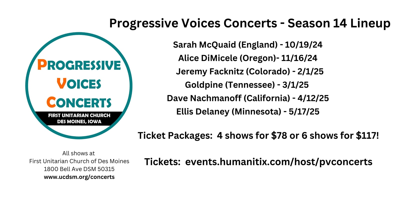 Banner image for 2024-2025 Progressive Voices Concerts Season Tickets