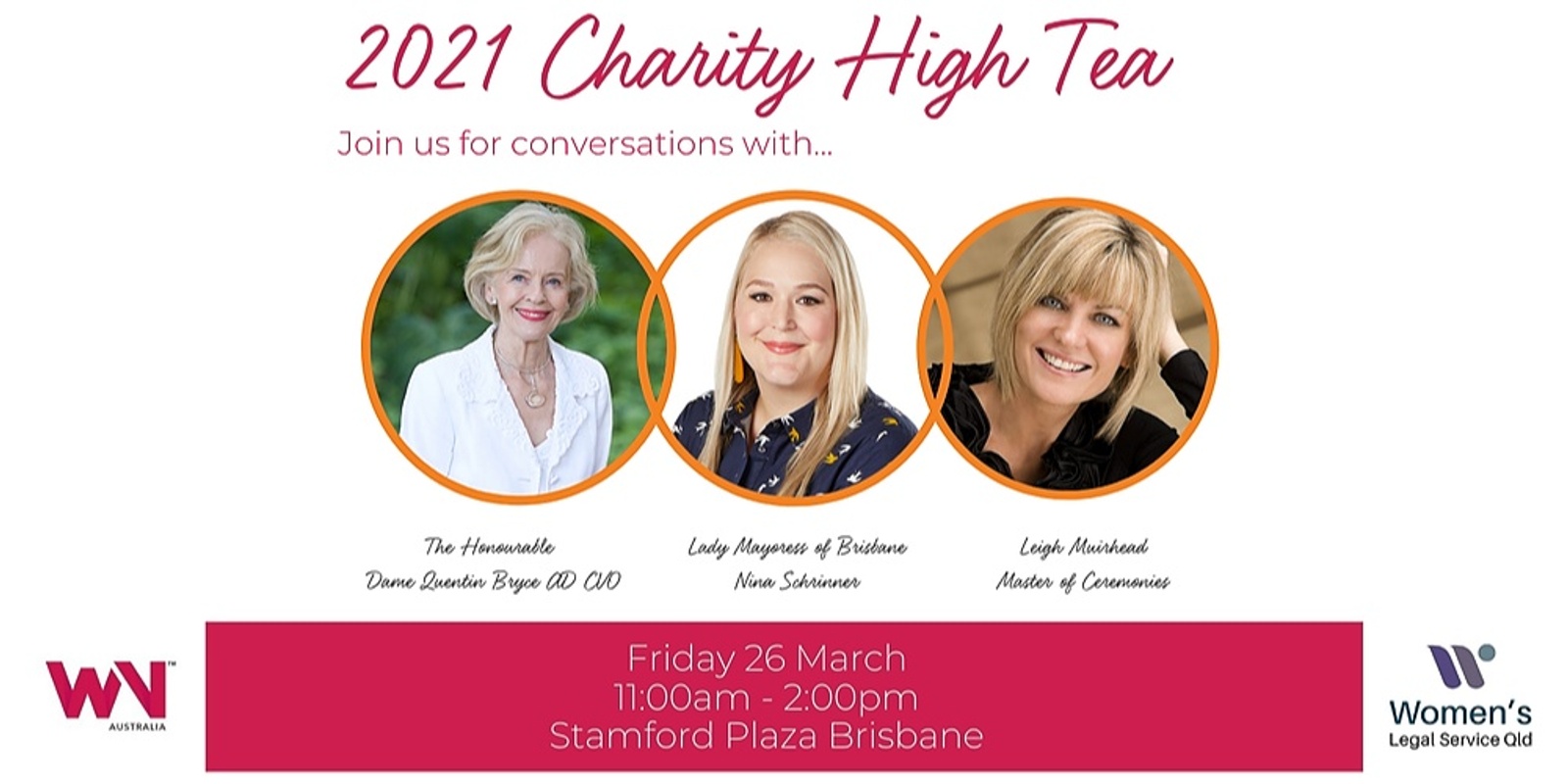 Banner image for Brisbane | Charity High Tea | Conversations on the Couch