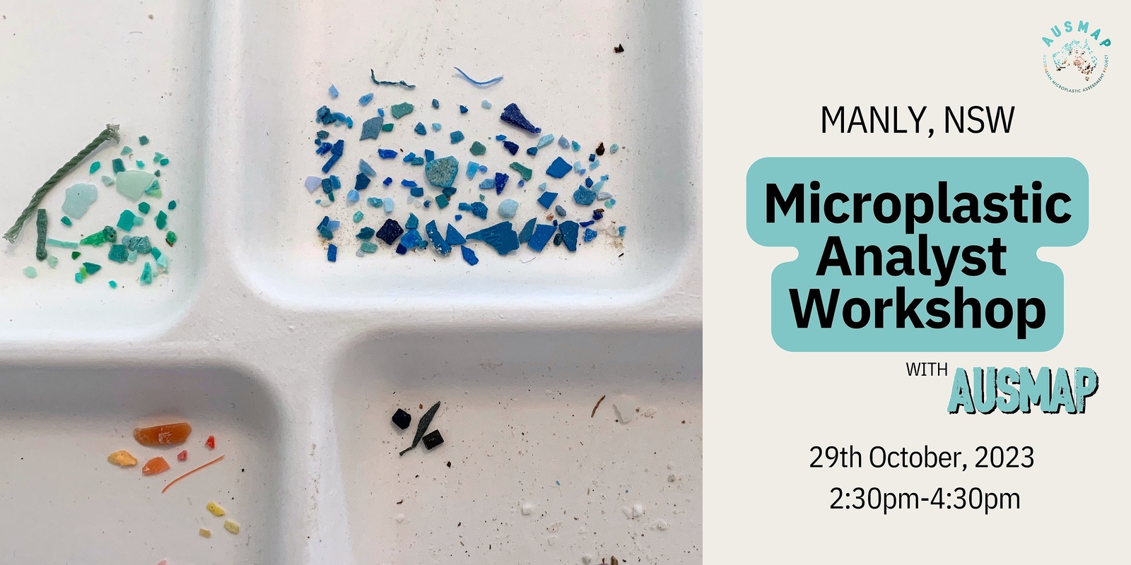 Banner image for AUSMAP Microplastics Analyst Workshop