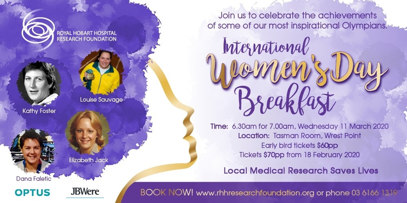Banner image for 2020 RHH Research Foundation International Women's Day Breakfast