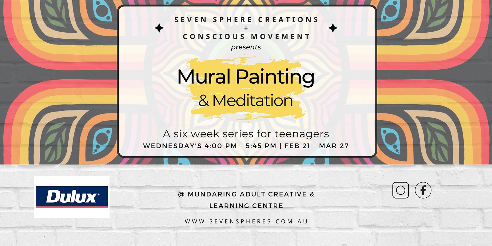 Banner image for Teens Mural Painting and Meditation
