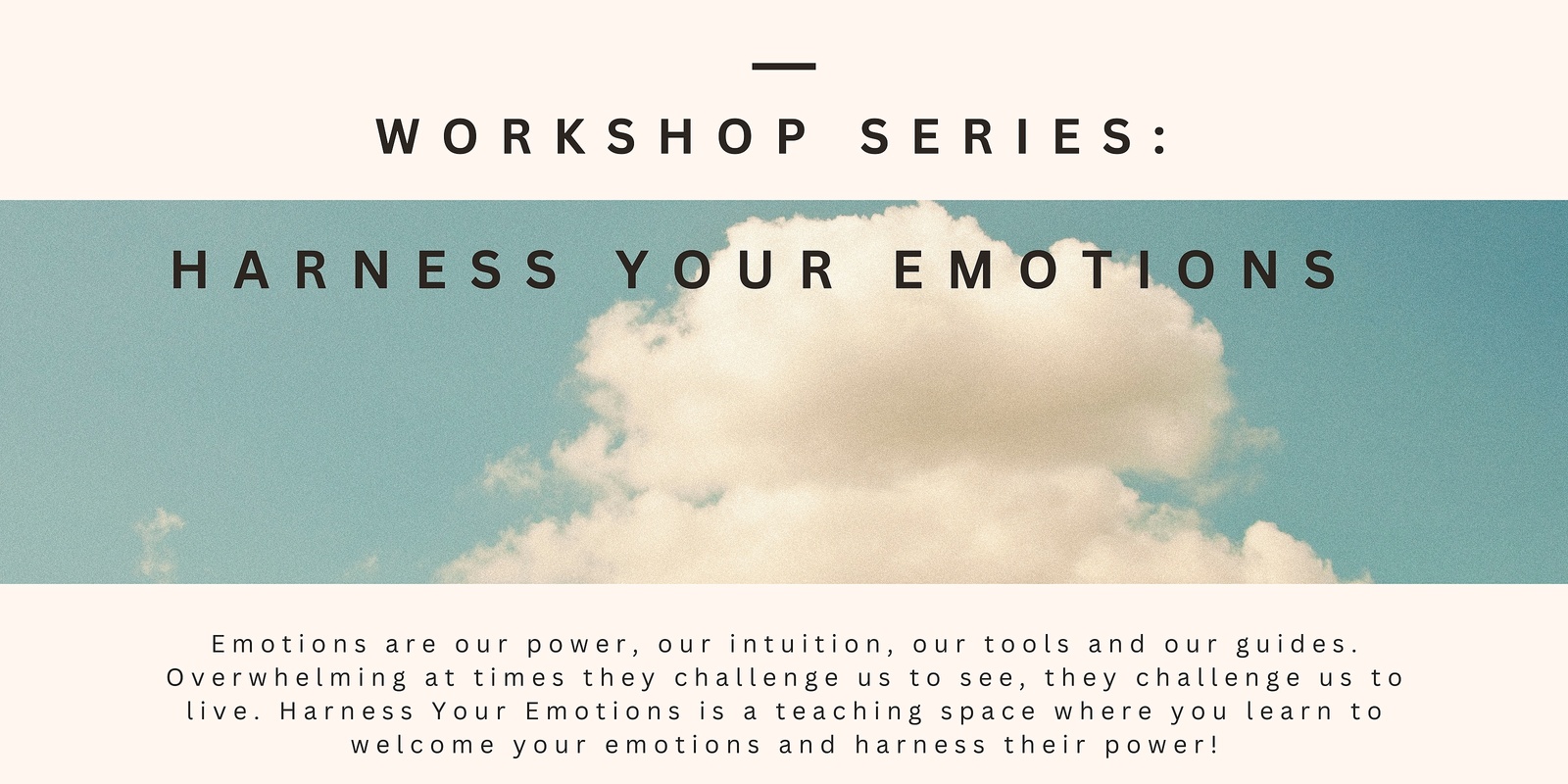 Banner image for Harness Your Emotions