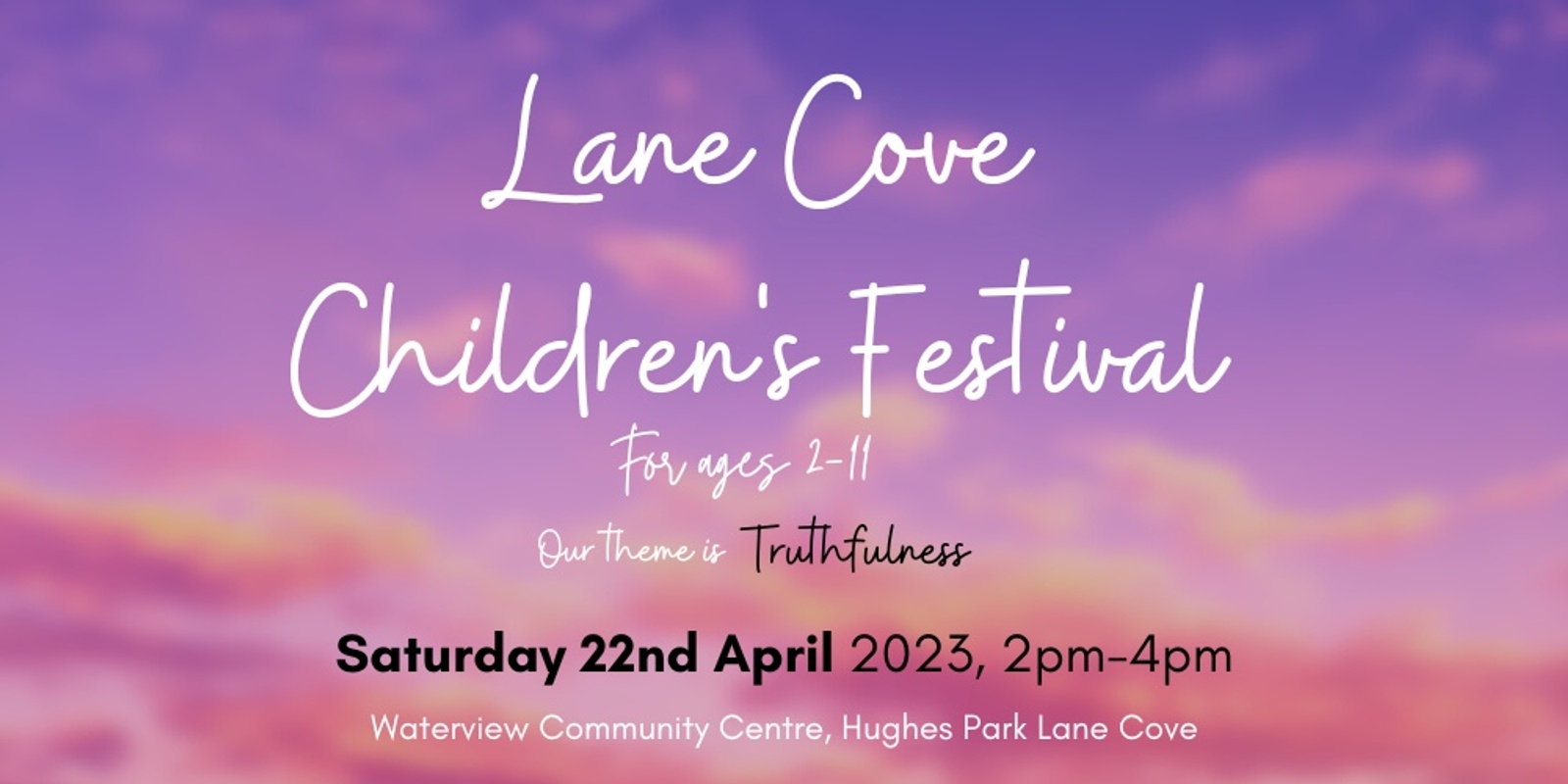 Banner image for April Lane Cove Children's Festival 2023