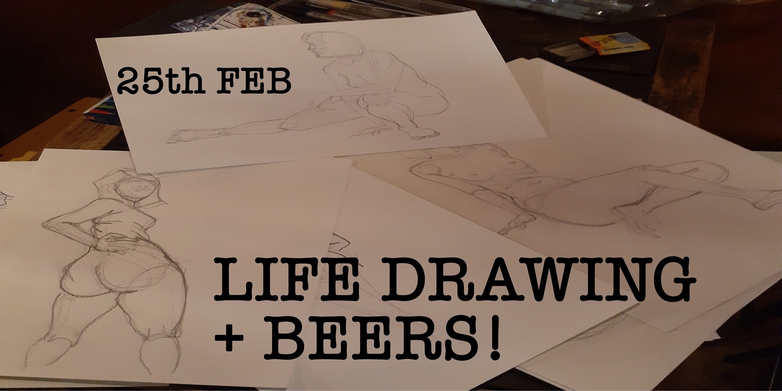 Banner image for Life Drawing and Beers!