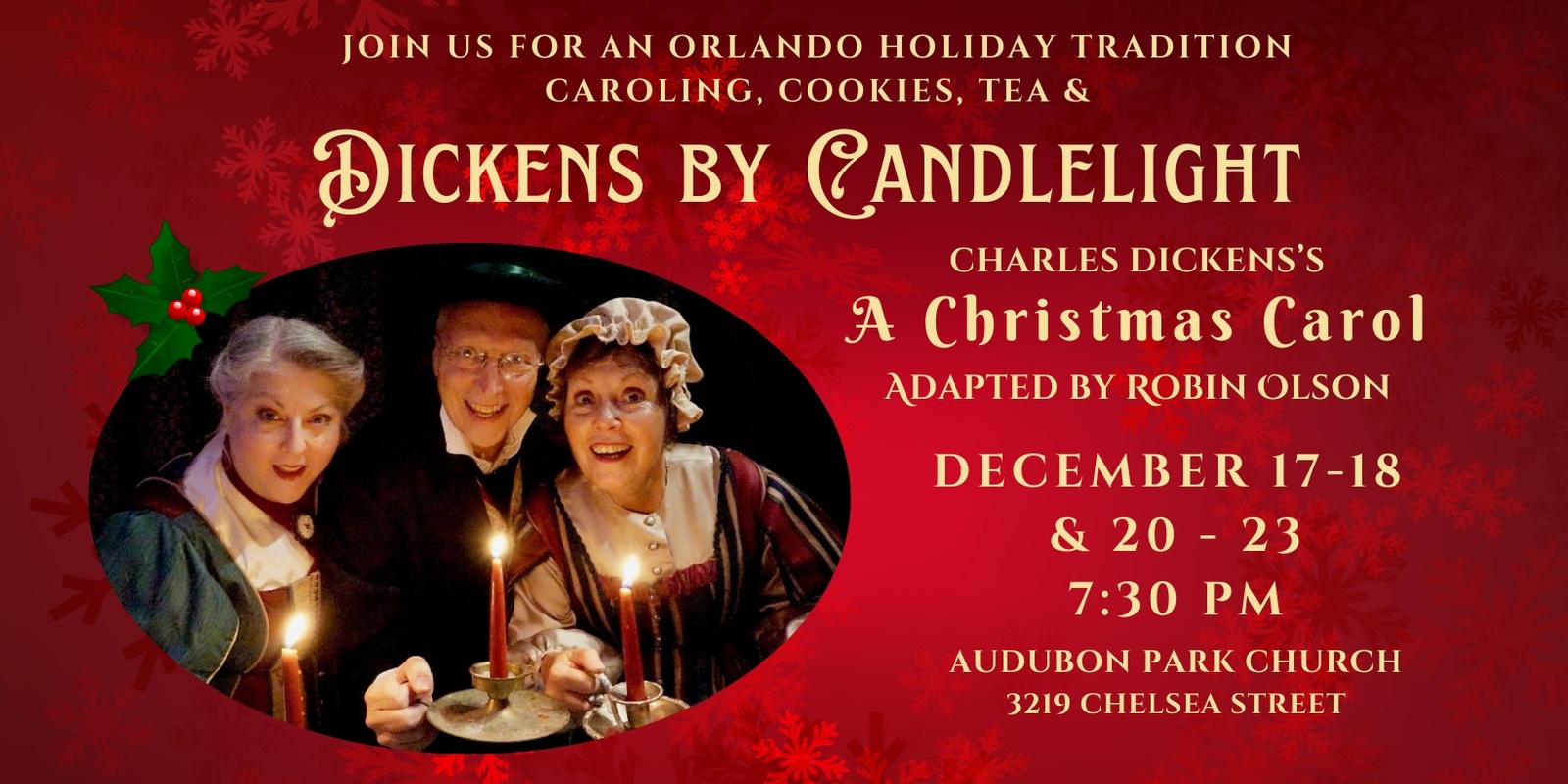 Banner image for Dickens by Candlelight 2024