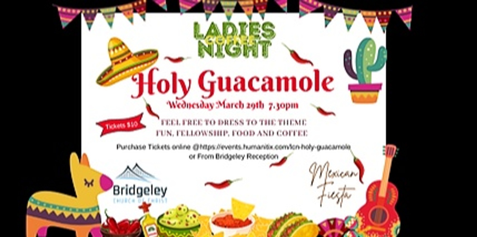 Banner image for Ladies Coffee Night - Holy Guacamole