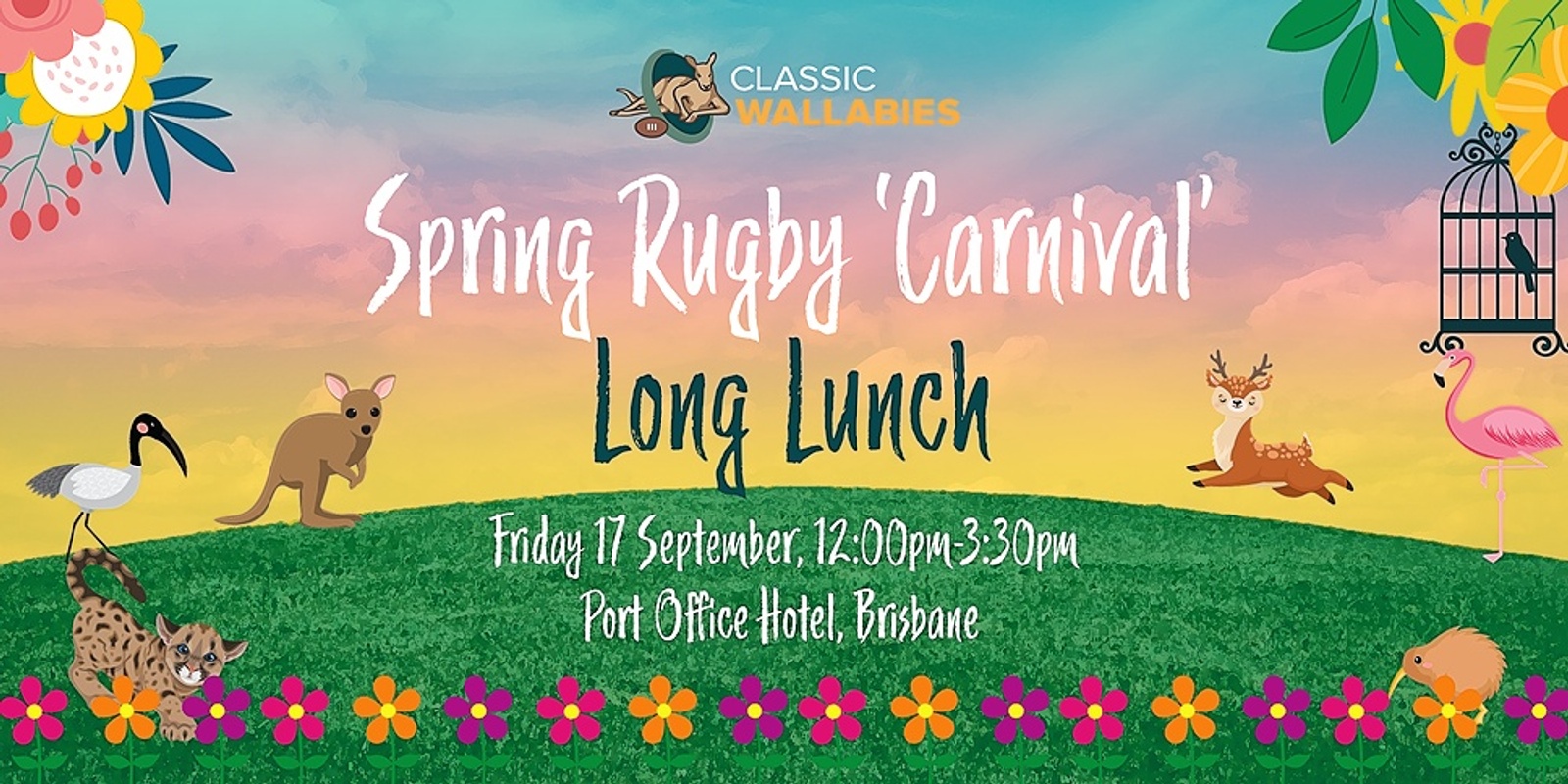 Banner image for Spring 'Carnival' Rugby Long Lunch
