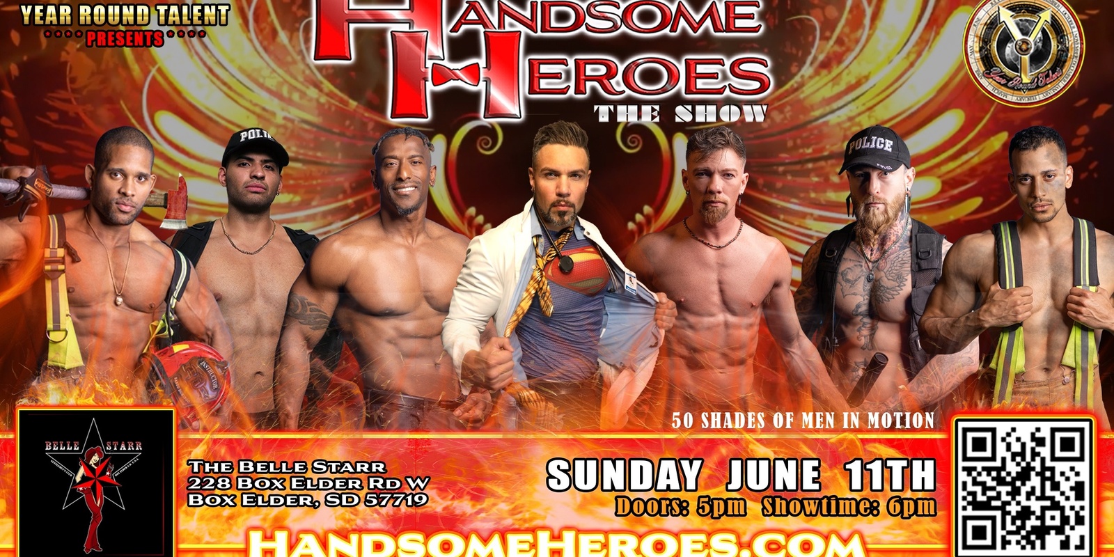 Box Elder, SD - Handsome Heroes The Show: The Best Ladies Night' Out of All Time!