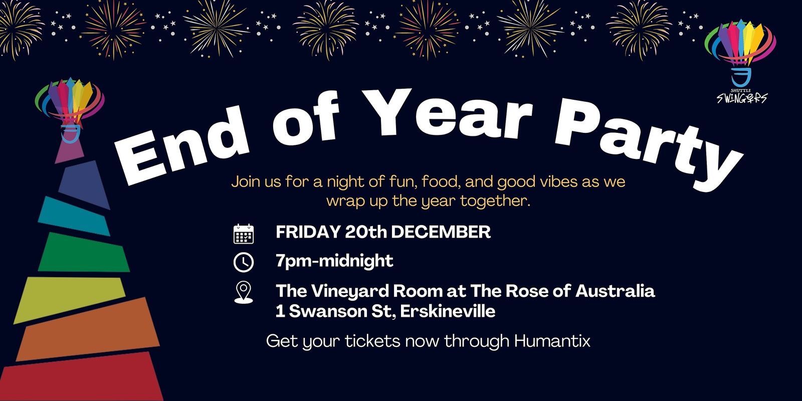 Banner image for Shuttle Swingers EOY Party - Let’s close out the year in style.