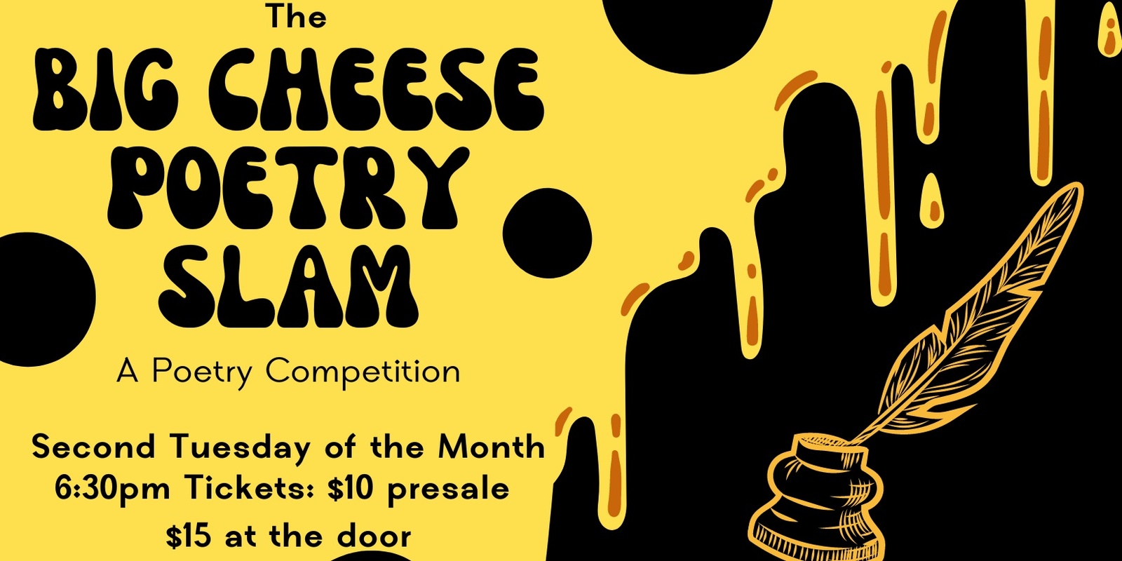 Banner image for Big Cheese Poetry Slam ft. TheBathtubPoet