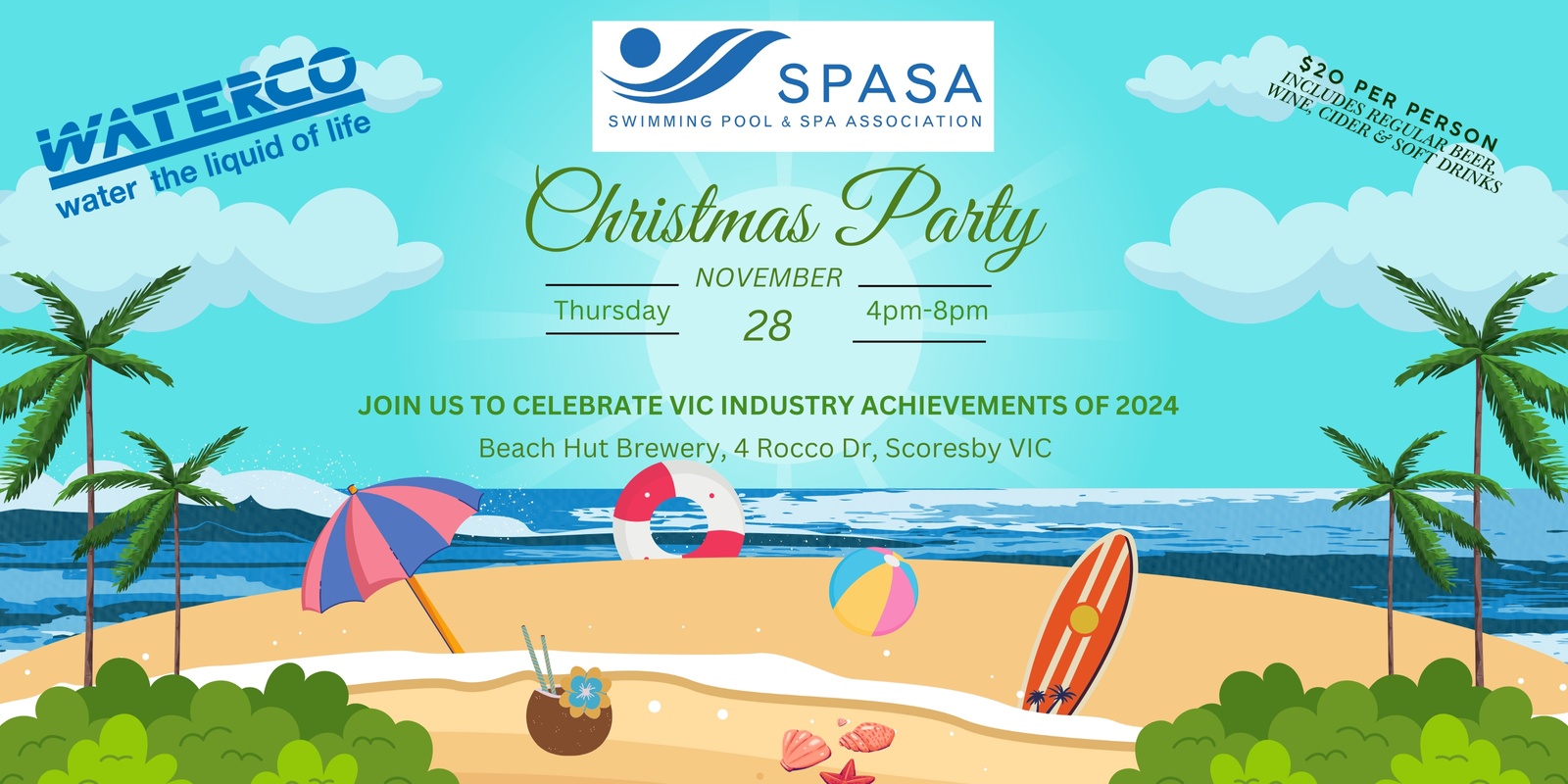 Banner image for SPASA  | Victoria Crazy Shirt Christmas Party