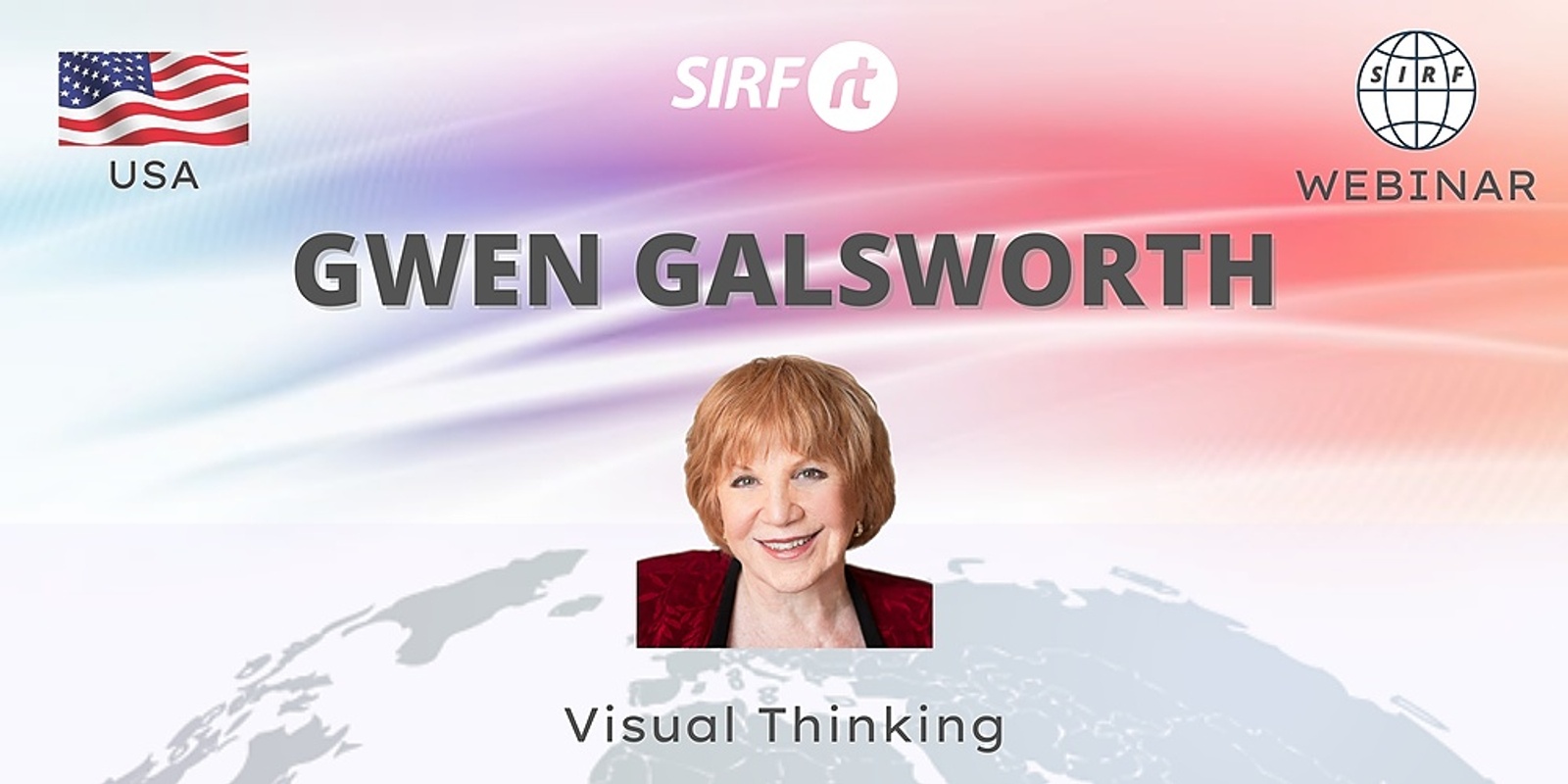 Banner image for SIRF Webinar | Gwendolyn Galsworth Visual Management