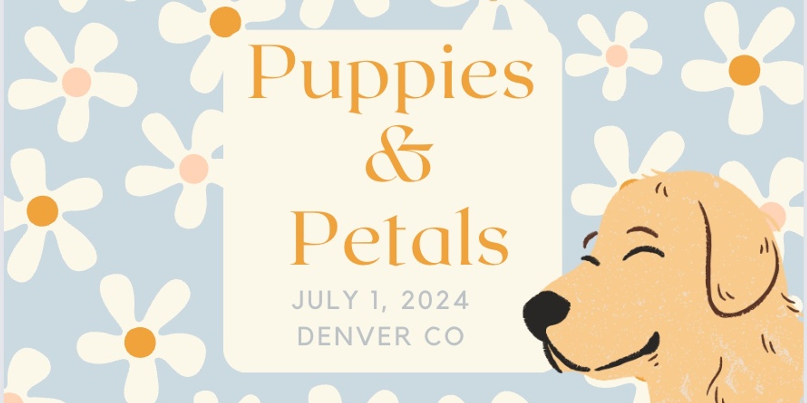 Banner image for Puppies and Petals