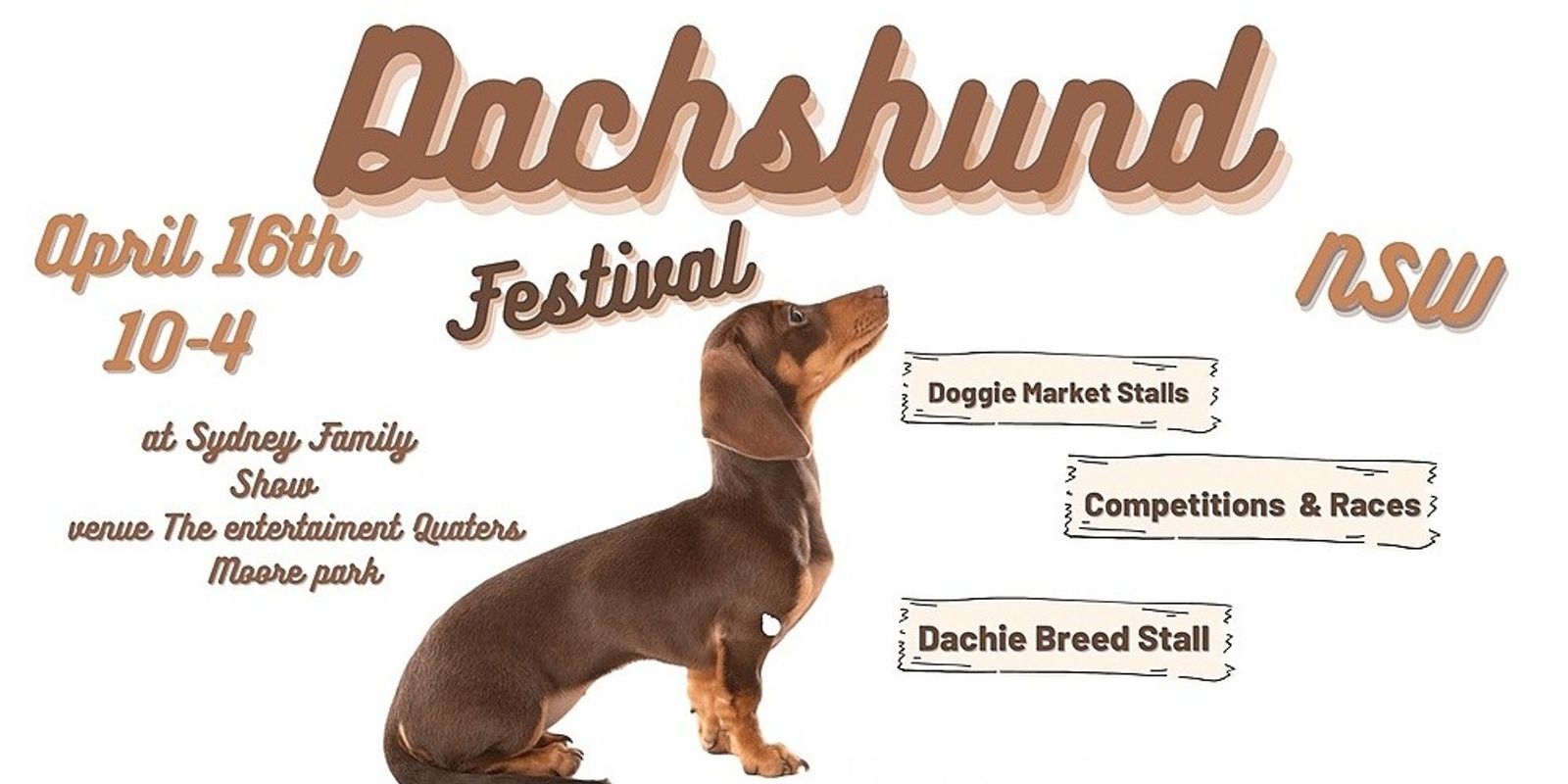 Dachshund Festival NSW Humanitix