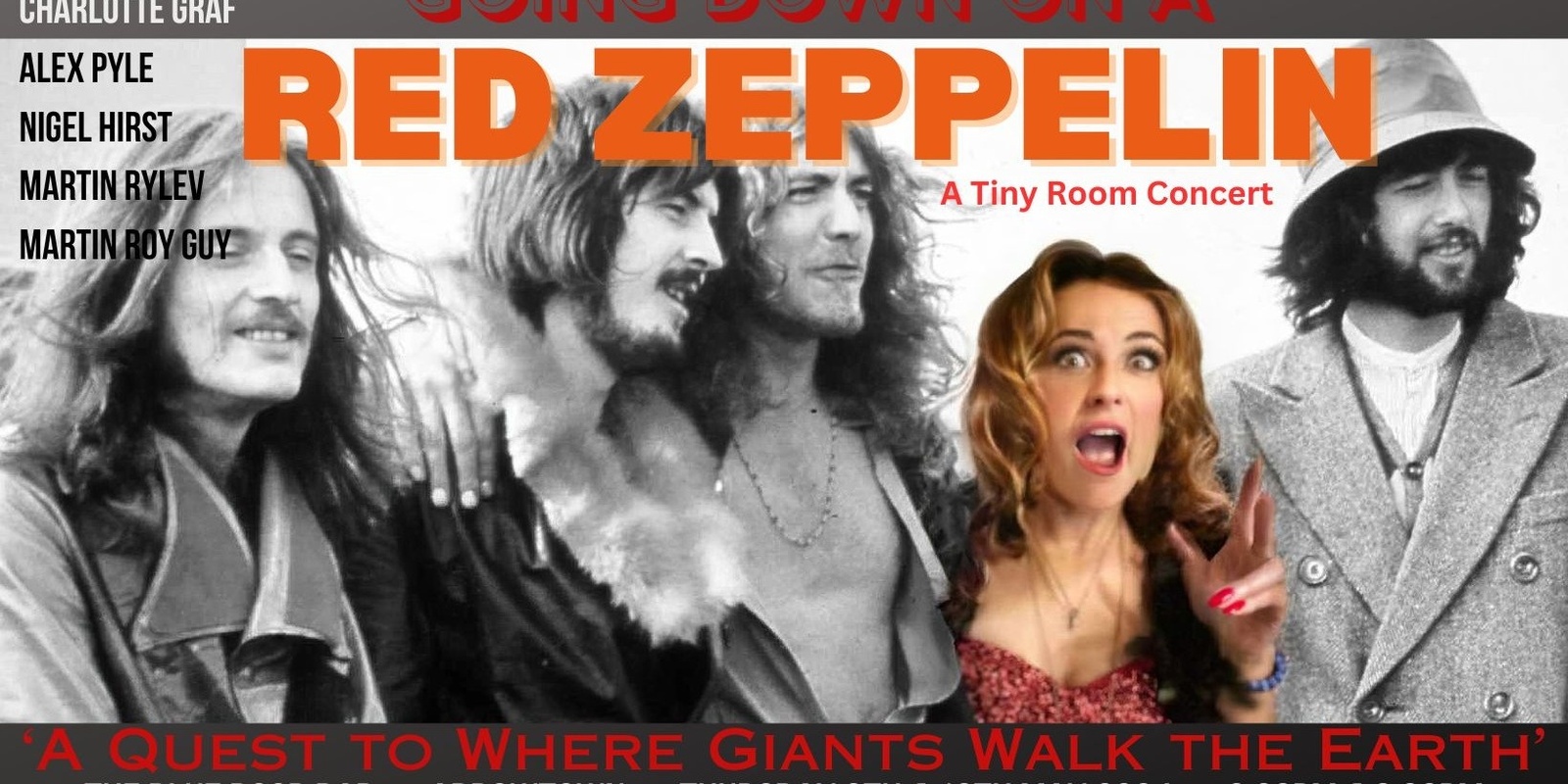 Banner image for Red Zeppelin  - Tiny Room Concert - Charlotte Graf