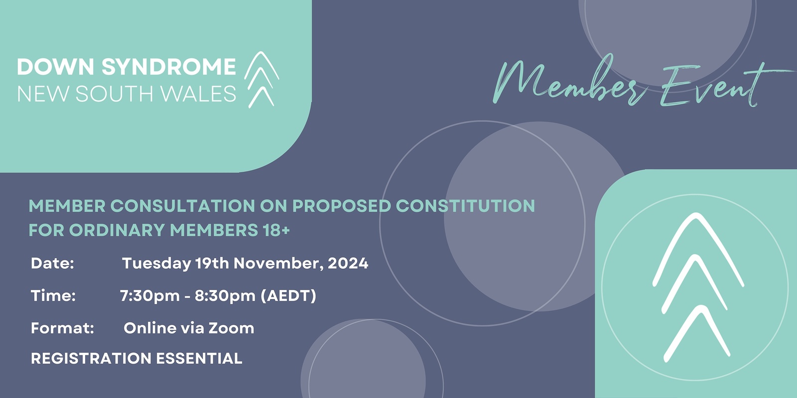 Banner image for Expression of Interest: Member Consultation on Proposed Constitution for Ordinary Members 18 + years.