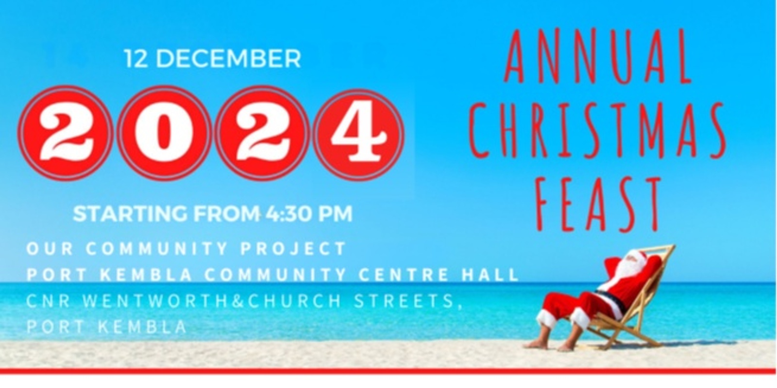 Banner image for Port Kembla Annual Christmas Feast