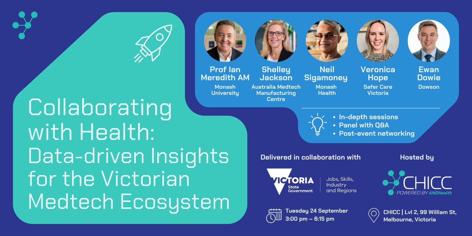 Banner image for Collaborating with Health: Data-driven Insights for the Victorian Medtech Ecosystem