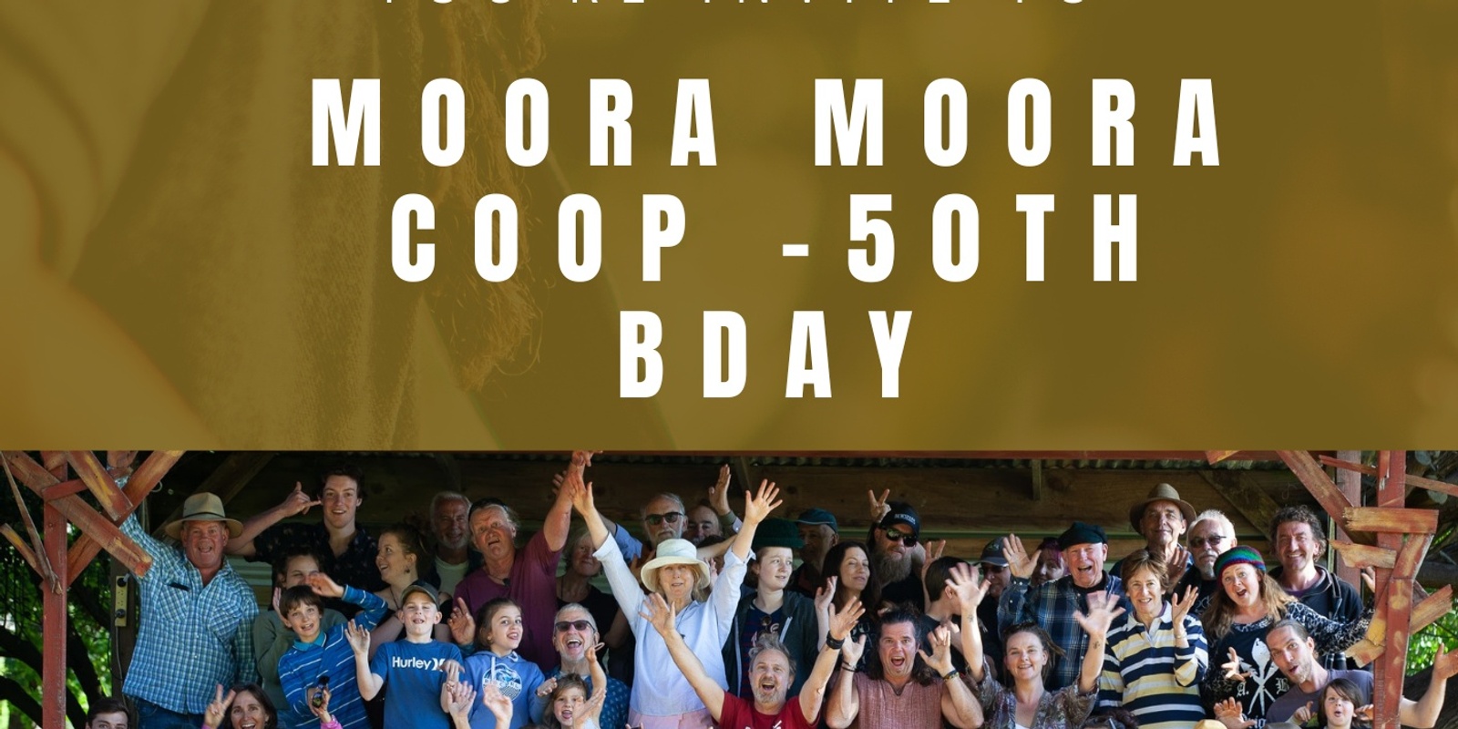 Banner image for Moora Moora's 50th