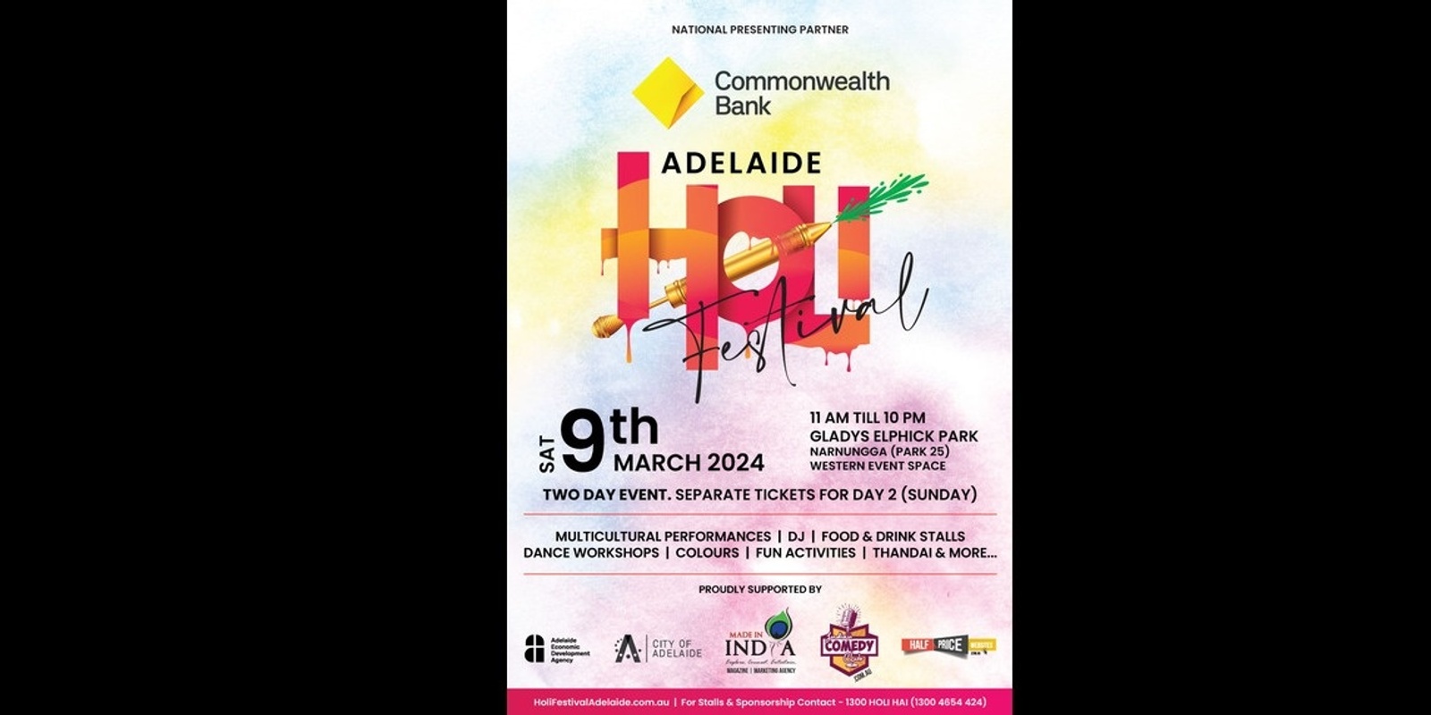 Banner image for Holi Festival Adelaide - 9th March 2024