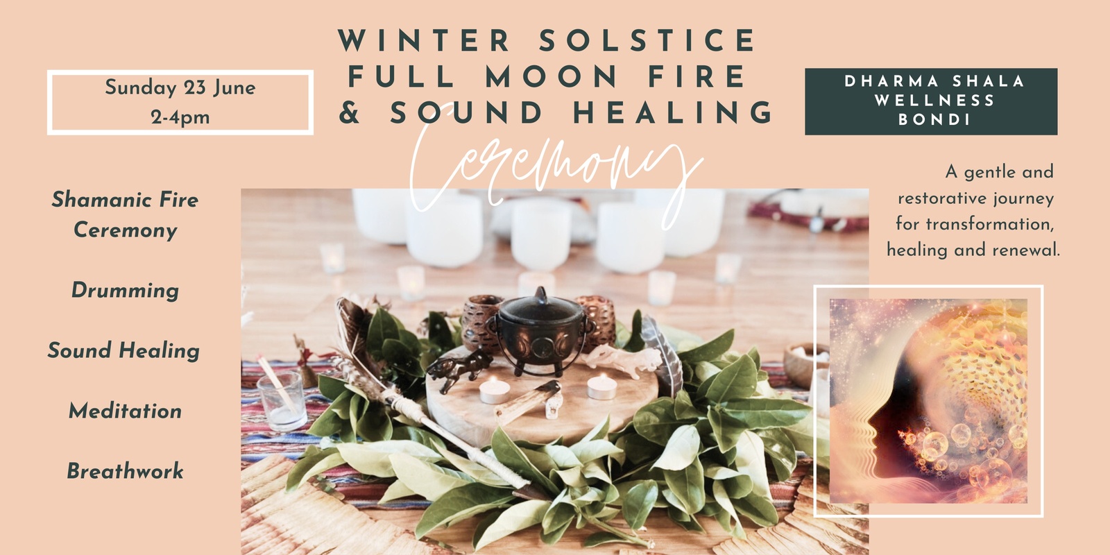 Banner image for Winter Solstice Fire Ceremony & Sound Healing
