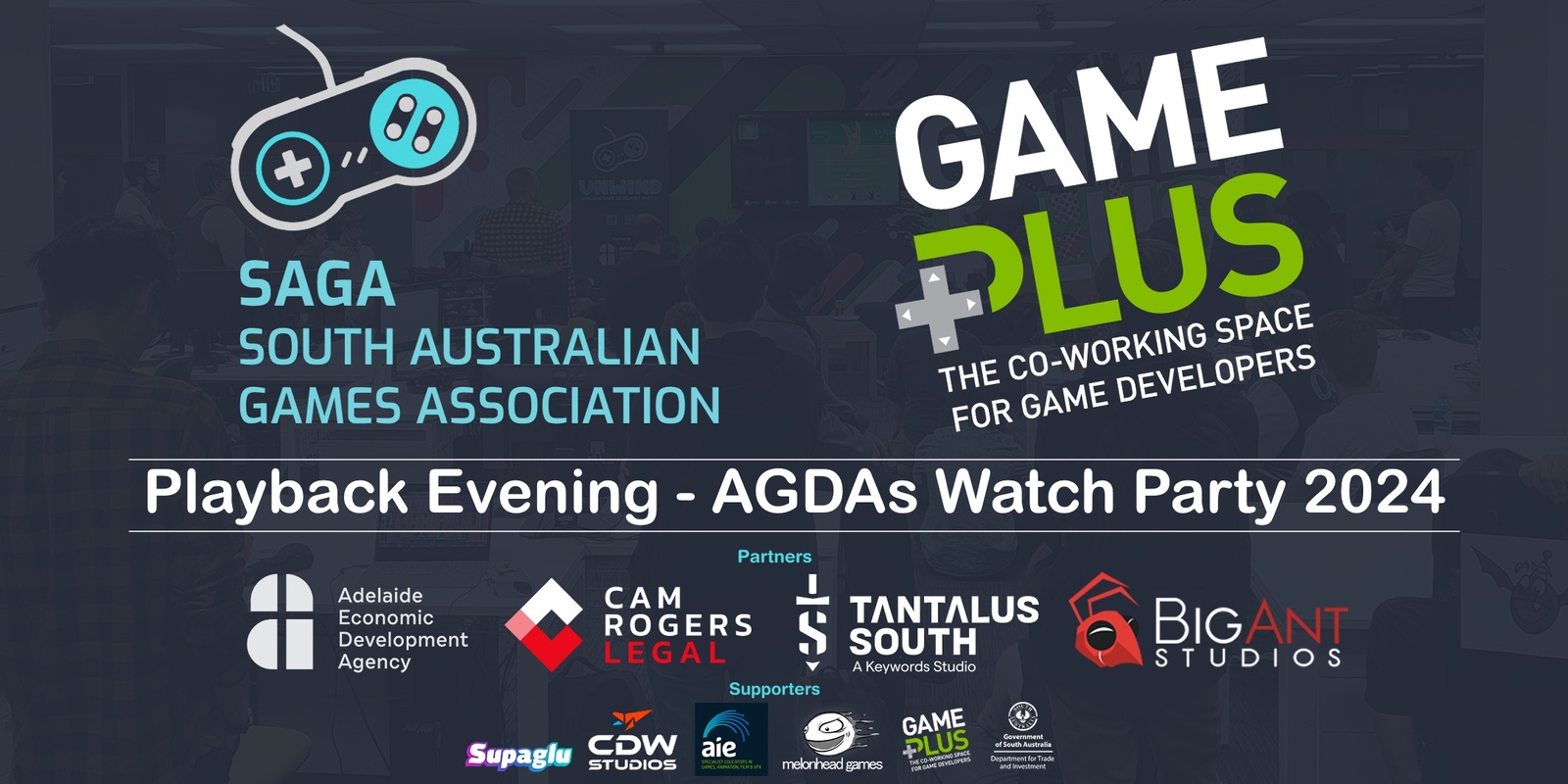 Banner image for Game Plus & SAGA - Playback October 2024