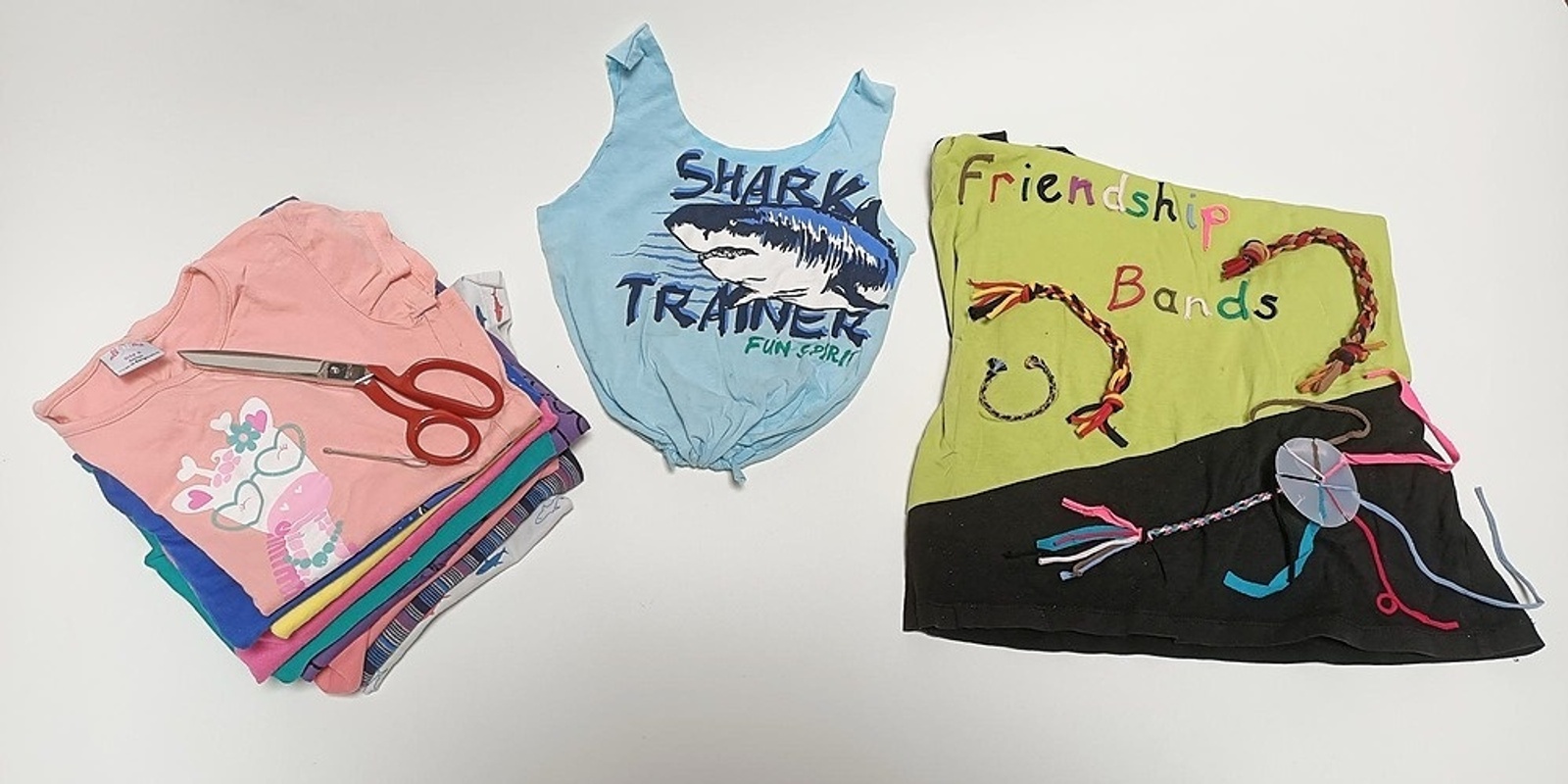 Banner image for Upcycled T-shirt Bags and Bands workshop
