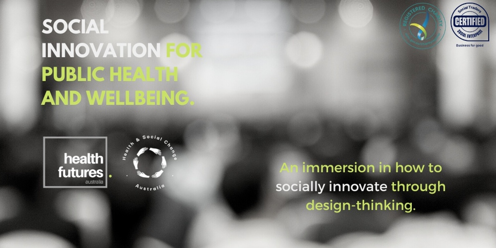 Banner image for Social Innovation for Public Health and Wellbeing (Central Australia)