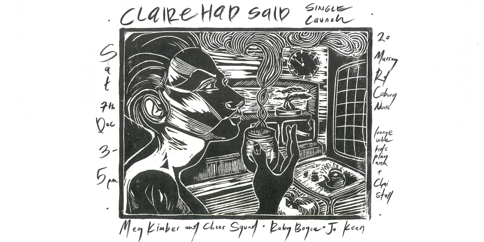 Banner image for Claire Had Said Single Launch