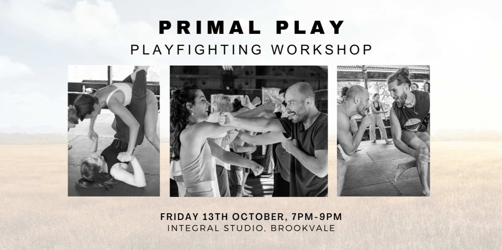 Banner image for PRIMAL PLAY ≪≫ Playfighting Workshop