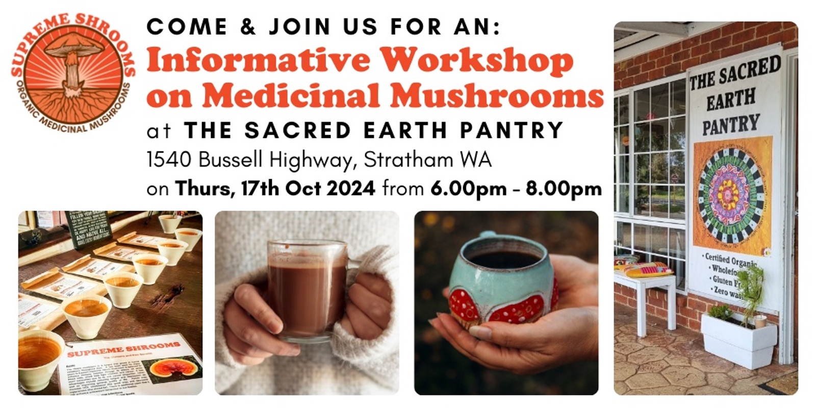 Banner image for Medicinal Mushrooms Workshop Stratham, WA